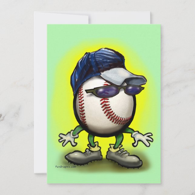 Invitación al béisbol (Anverso)