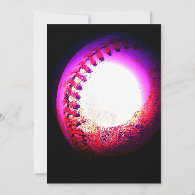 Invitación al béisbol (Anverso)