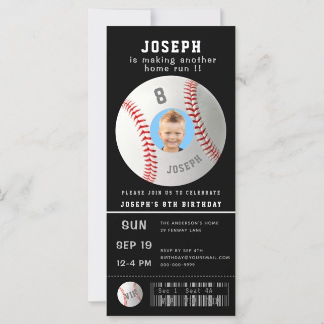 Invitación al Béisbol de Baloncesto con Billete de (Anverso)