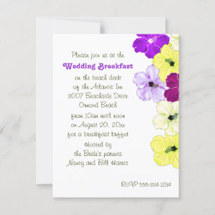 Invitación al Boda de Hibiscus Art Border