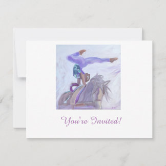 Invitación al bóveda de caballos