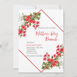Invitación al Brunch del Día de la Madre con Flora