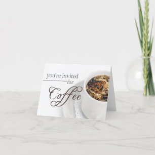 Invitación al café (elegante)