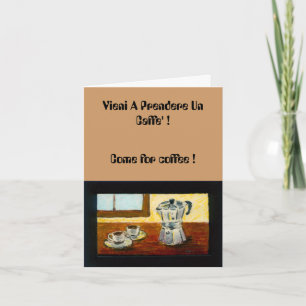 Invitación al café expreso