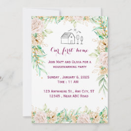 Invitación al calentamiento de la casa