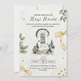 Invitación al calentamiento de la casa con ilumina