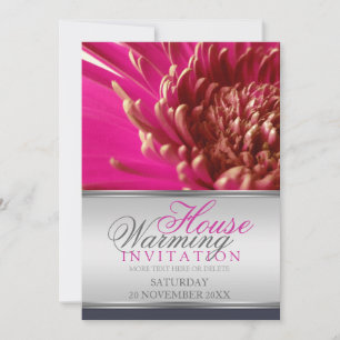 Invitación al calentamiento de la casa de flores r