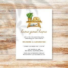 Invitación al calentamiento de la casa de las plan