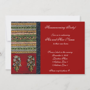 Invitación al calentamiento de la casa roja del bo