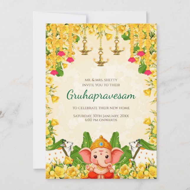 Invitación al calentamiento del hogar digital en I (Anverso)