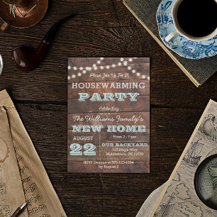 Invitación al calor de la casa de Barnwood Lights
