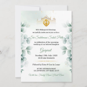 Invitación al Camino de Greenery Sukhmani Sahib