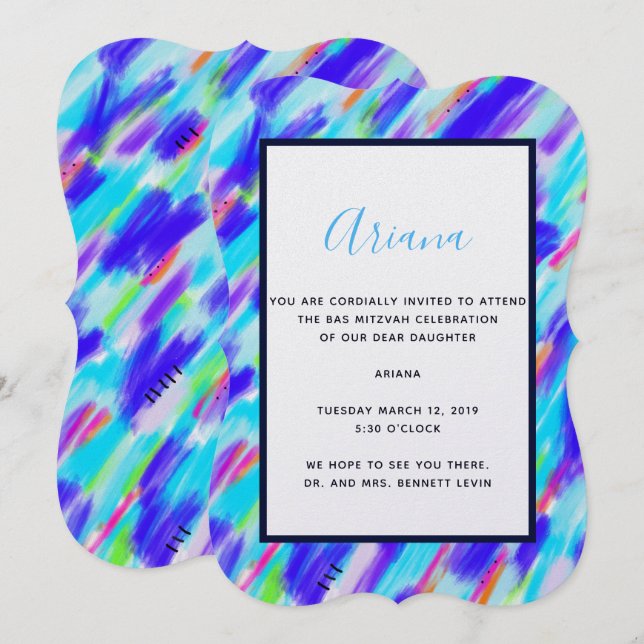 Invitación al caos de colores (Anverso / Reverso)