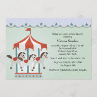 Invitación al carrusel del bebé