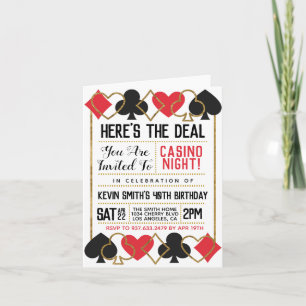 Invitación al Casino de Poker