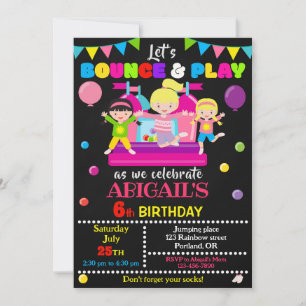 Invitación al Chica de invitación de cumpleaños po