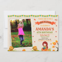 Invitación al chica del festival Photo Fall