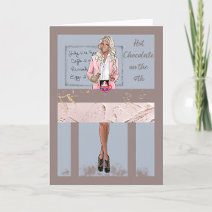 Invitación al chocolate caliente el 4 de julio