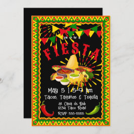Invitación al Cinco de Mayo Fiesta Salsa