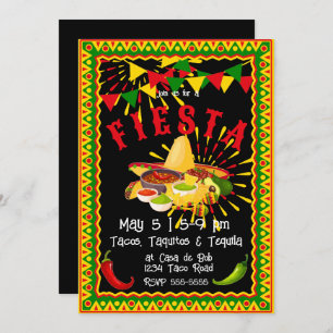 Invitación al Cinco de Mayo Fiesta Salsa