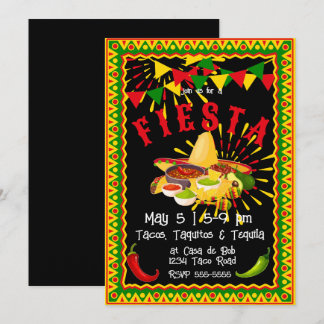 Invitación al Cinco de Mayo Fiesta Salsa