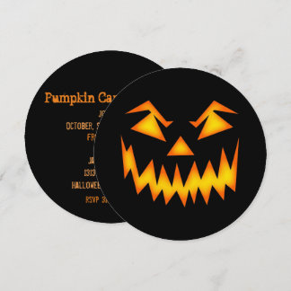 Invitación al círculo de tallado de calabaza de es