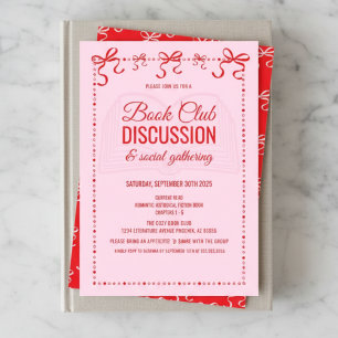 Invitación al Club de Lectura Coquette Rosa