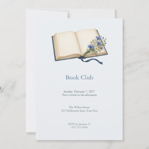 Invitación al Club de Lectura de Flor Silvestre Az