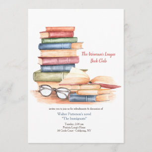 Invitación al Club de Lectura de Libros para Leer