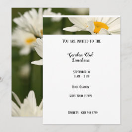 Invitación al club de Rosa Garden Luncheon
