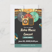 Invitación al concierto de música en vivo | Aconte