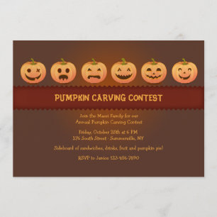 Invitación al Concurso de Tallado de Calabazas