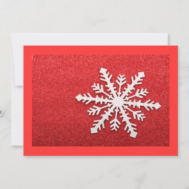 Invitación al copo de nieve (Anverso)