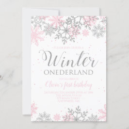 Invitación al copo de nieve de Onederland