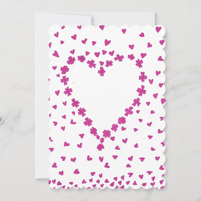 Invitación al corazón de Petal (Anverso)