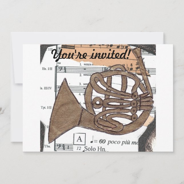 Invitación al Cuerno (francés) (Anverso)
