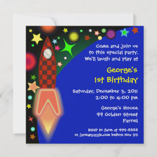 Invitación al cumpleaños : 014 Espacio ultraterres