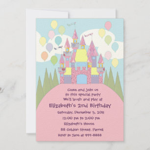 Invitación al cumpleaños 022: Castillo