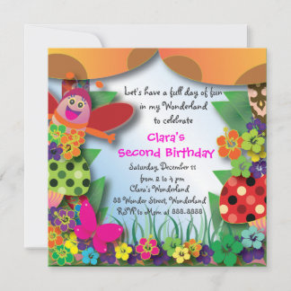 Invitación al cumpleaños 054: País de las maravill