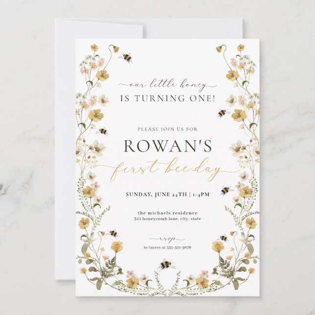 Invitación al cumpleaños 1er día de la oferta (Anverso)