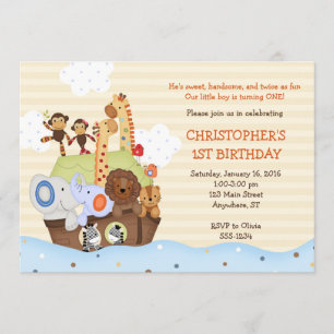 Invitación al cumpleaños árabe de Noé (con foto op
