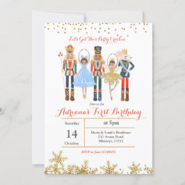 Invitación al cumpleaños de African Nutcracker Win