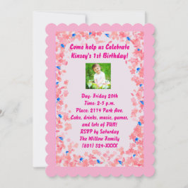 Invitación al cumpleaños de Baby Girl