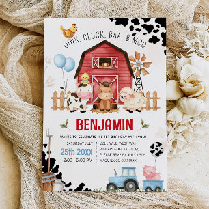 Invitación al cumpleaños de Barnyard FARM