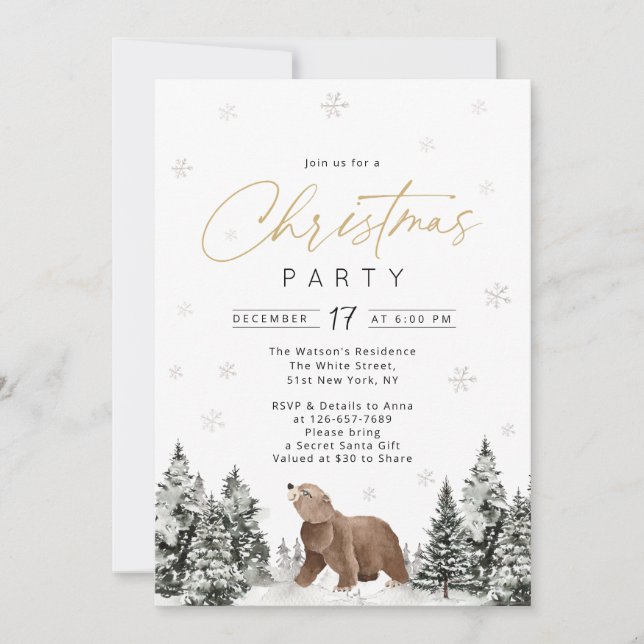 Invitación al cumpleaños de Berry, cumpleaños 1 de (Anverso)