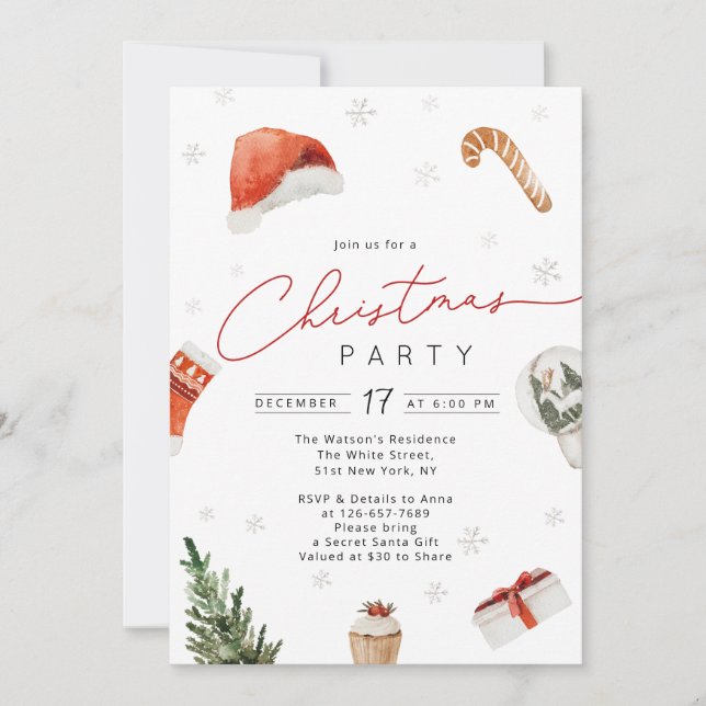 Invitación al cumpleaños de Berry, cumpleaños 1 de (Anverso)