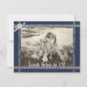 Invitación al cumpleaños de Blue Jean