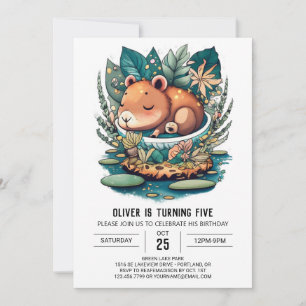 Invitación al cumpleaños de Capybara