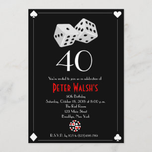 Invitación al cumpleaños de Casino Las Vegas