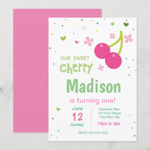 Invitación al cumpleaños de Cherry